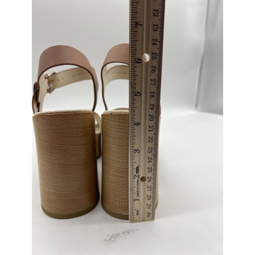 Dolce Vita Womens Brown Platform Chunky Heel Sandals Size 7 - Picture 6 of 9